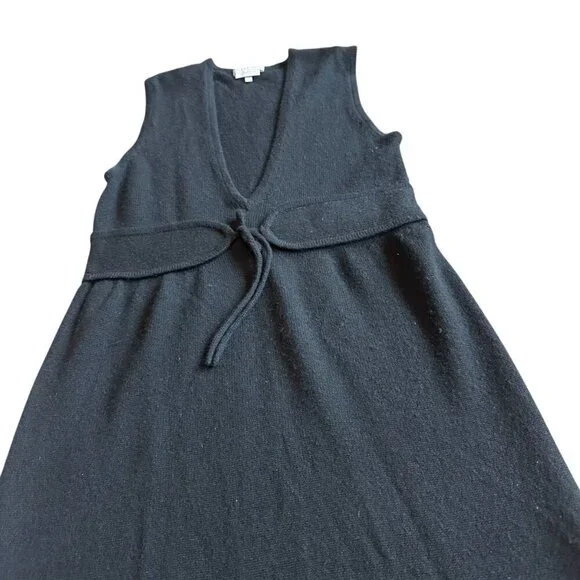 Lutz & Patmos Cashmere Wool Sleeveless Mini Dress V-Neck Size Medium Women's - Picture 4 of 10